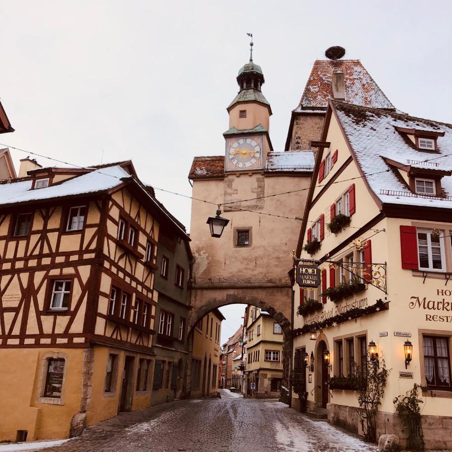 Bayerischer Hof Rothenburg ob der Tauber Dış mekan fotoğraf